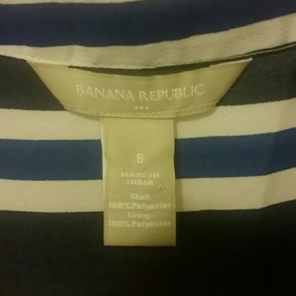 Banana Republic size 8 colorful striped dress - Picture 3 of 4